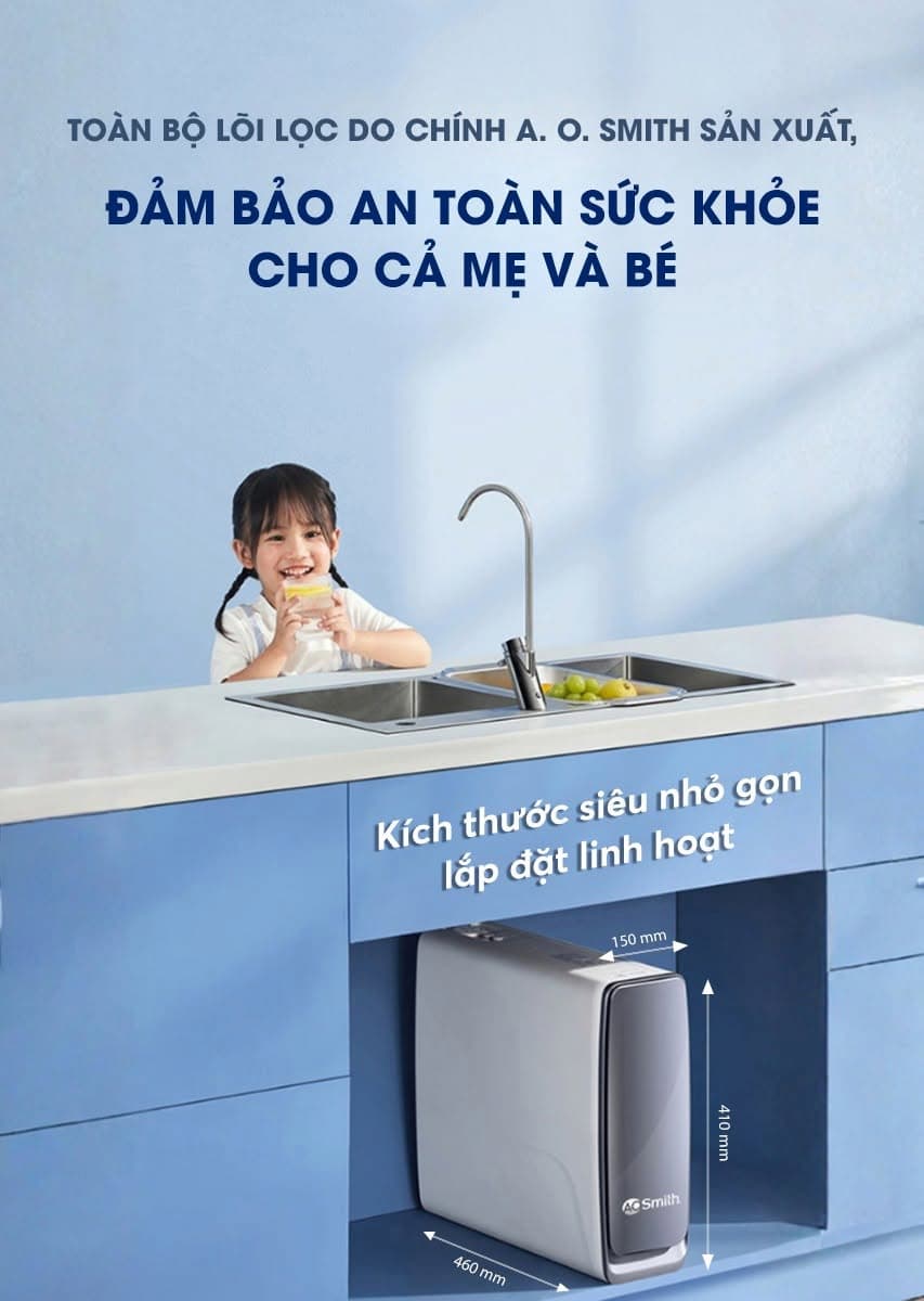 Đối Tượng Phù Hợp Máy lọc nước A. O. Smith X1000