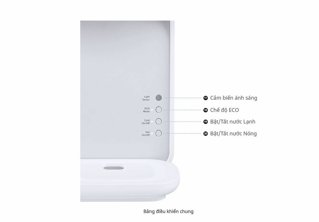 Máy lọc nước Coway Ombak CHP-7310R Thiết kế đa năng và an toàn