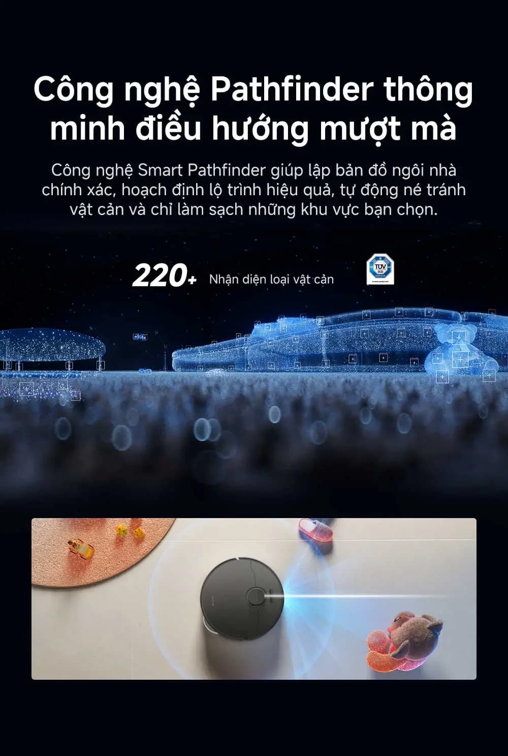 Điểm nổi bật Robot hút bụi lau nhà Dreame L50s Pro Ultra