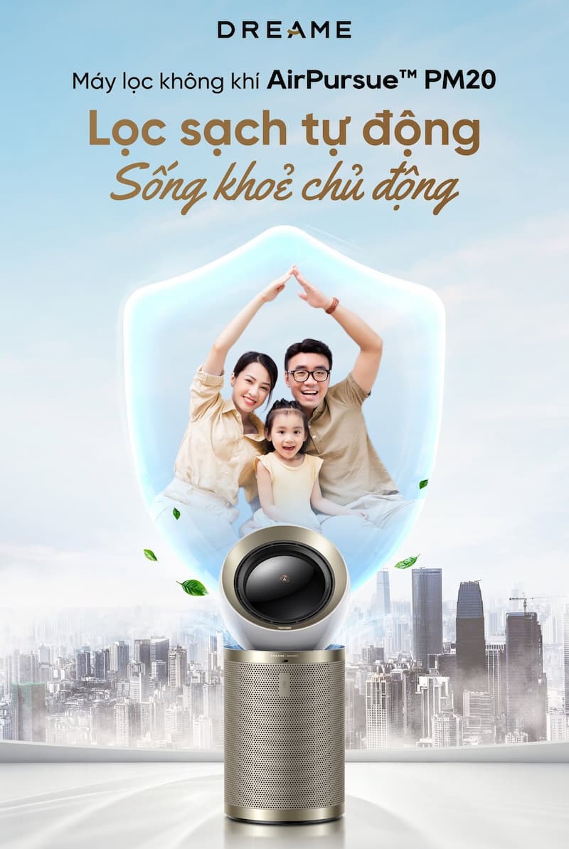 Dreame AirPursue PM20 (Flagship Đa Năng: Lọc + Sưởi + Cảm Biến Radar)