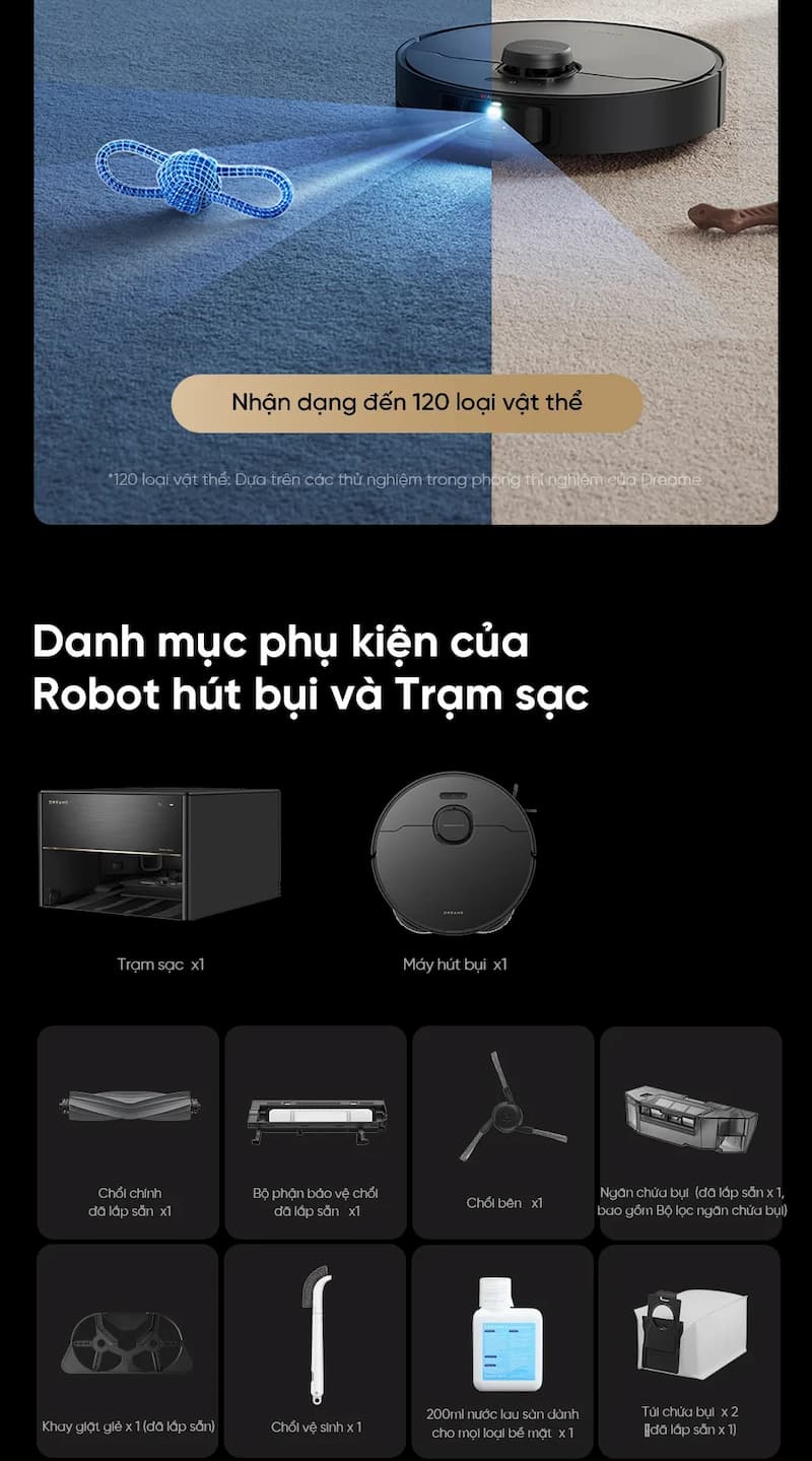 Ưu điểm của robot hút bụi lau nhà Dreame X40 Master