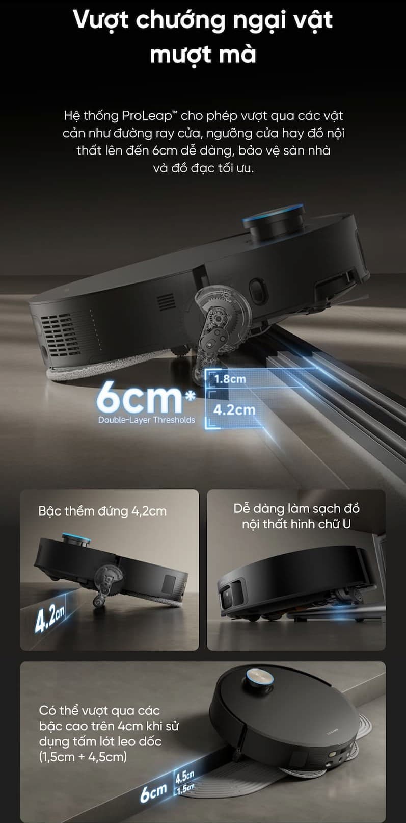 Robot hút bụi lau nhà Dreame X50 Master – Công nghệ làm sạch đột phá cho cuộc sống hiện đại