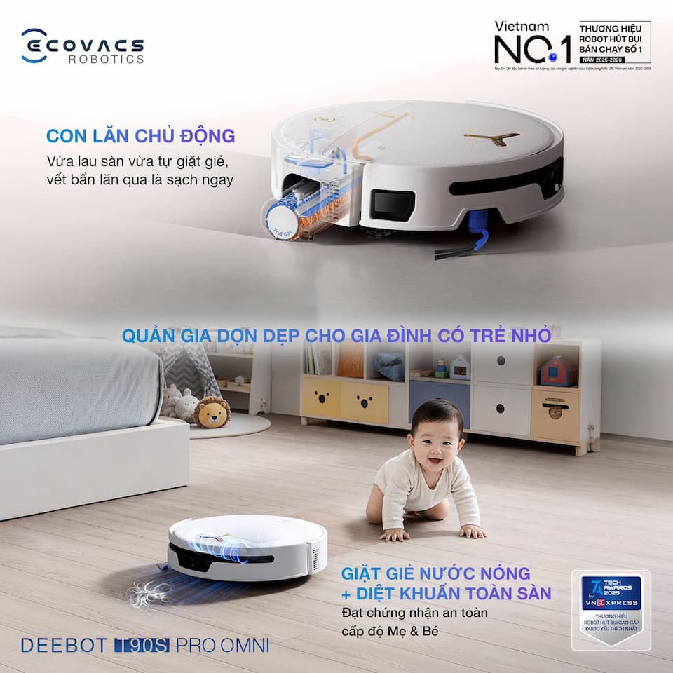 Giới thiệu tổng quan & Đánh giá nhanh Deebot T90s Pro Omni Mới