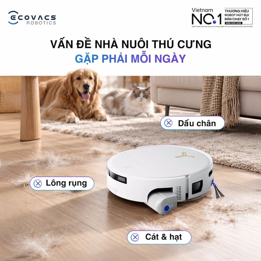 Hướng dẫn sử dụng cơ bản & Mẹo tối ưu hiệu quả Robot Ecovacs Deebot T90s Pro Omni Mới