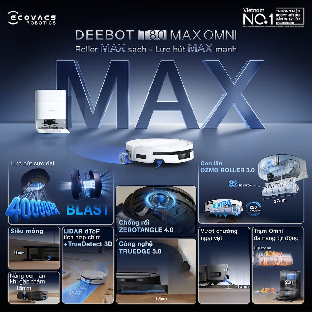 So Sánh Chi Tiết Robot Hút Bụi Lau Nhà Ecovacs: T Series với X Series (Cập Nhật Các Model Mới)
