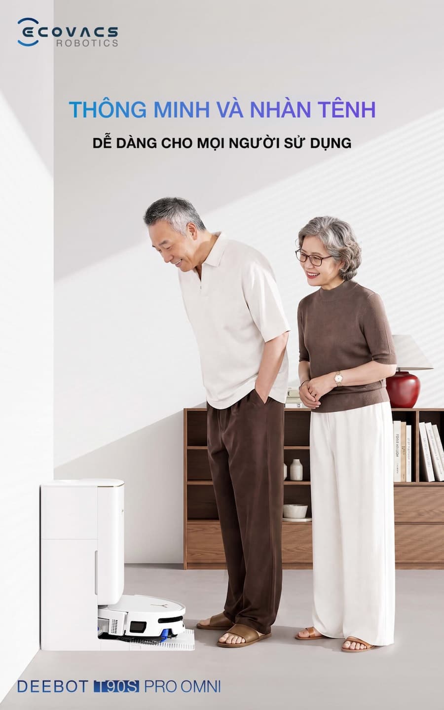 Điểm Nổi Bật Robot hút bụi lau nhà Ecovacs Deebot T90S Pro Omni