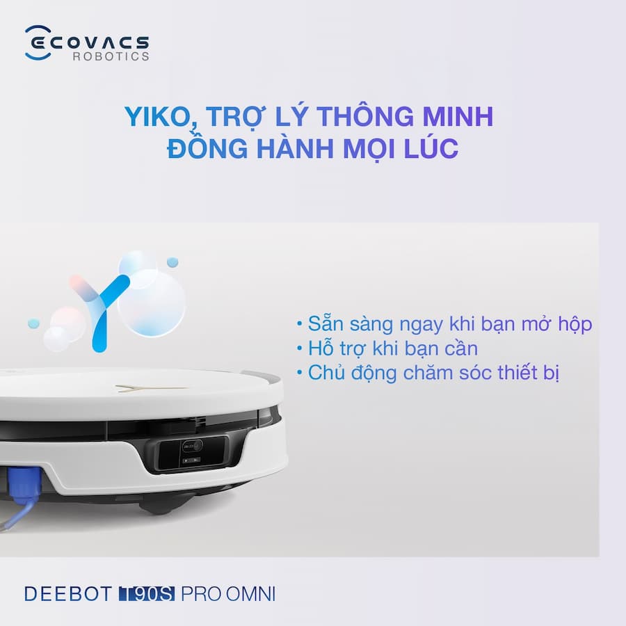 Điểm Nổi Bật Robot hút bụi lau nhà Ecovacs Deebot T90S Pro Omni
