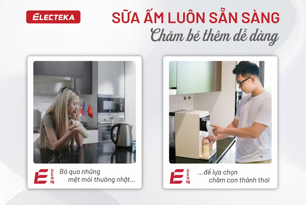 SỮA ẤM LUÔN SẴN SÀNG - CHĂM BÉ THÊM DỄ DÀNG