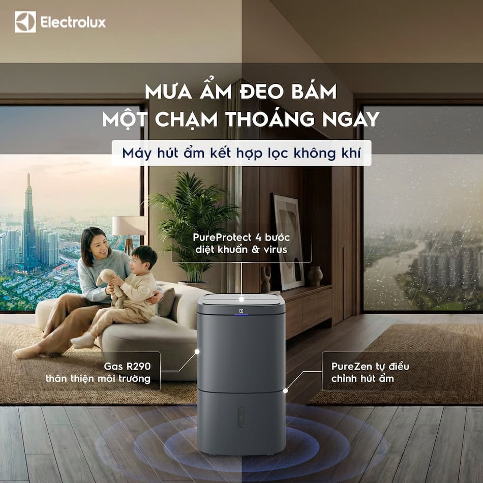 Máy hút ẩm Electrolux