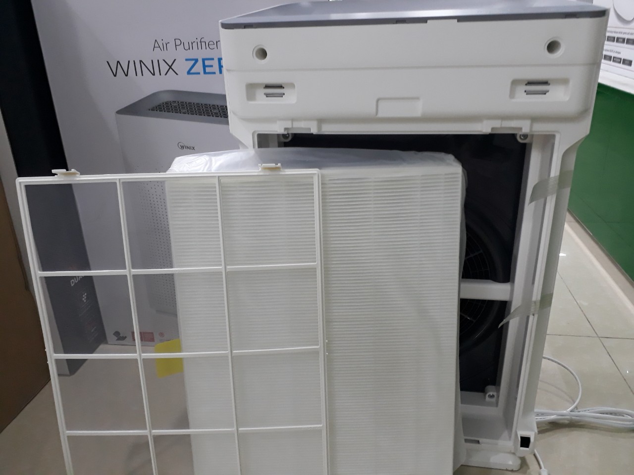 Đập hộp máy lọc không khí Winix Zero S