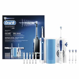 Set bàn chải điện/tăm nước Oral-B Oxyjet Smart 5000