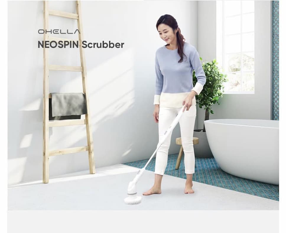 Các bước sử dụng máy cọ nhà vệ sinh Ohella Neosprin Scrubber 2022