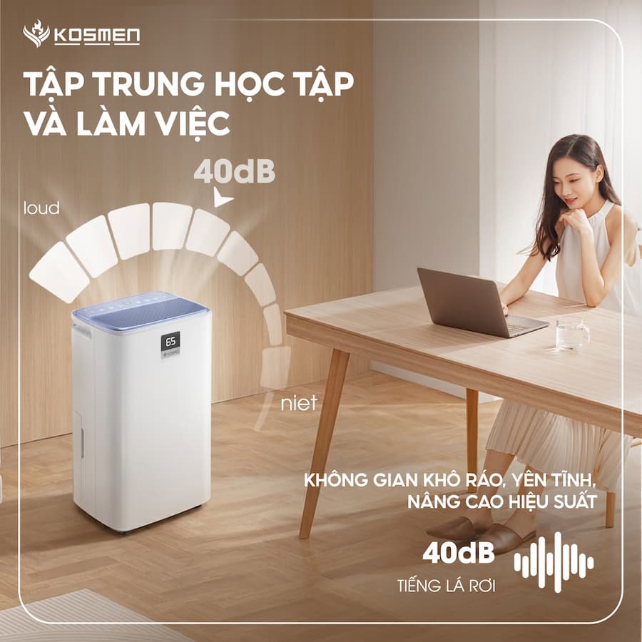 HƯỚNG DẪN SỬ DỤNG CHI TIẾT (HDSD) MÁY HÚT ẨM KOSMEN KM-60S