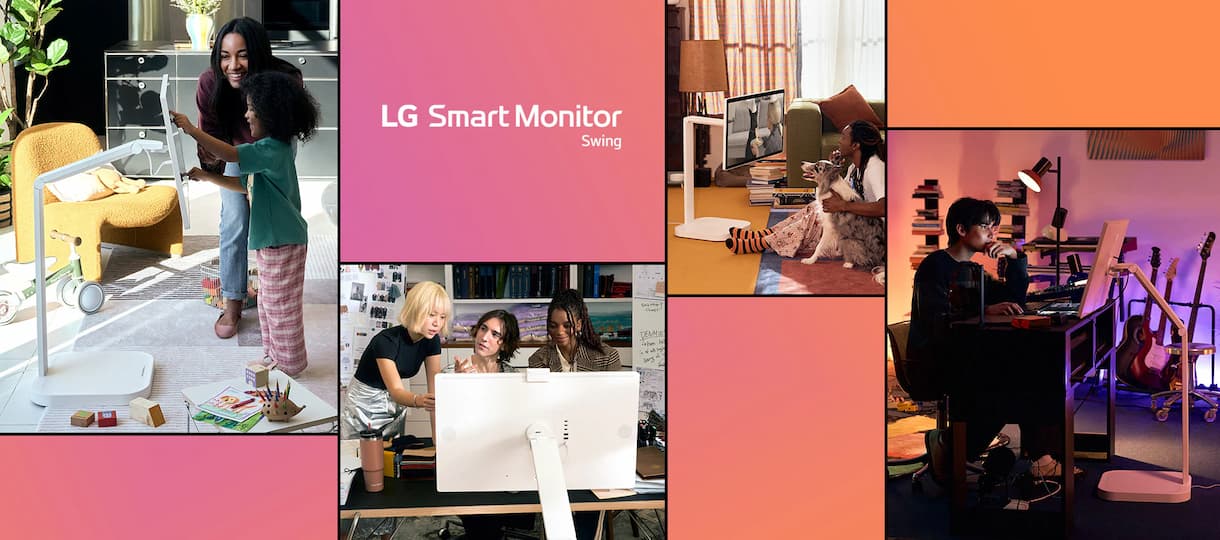 Màn hình LG Smart Monitor Swing 32U889SA-W