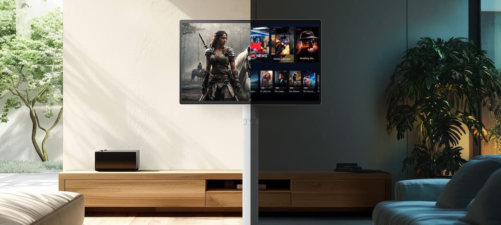 Chất lượng hiển thị 4K sắc nét và cảm ứng trực quan Màn hình LG Smart Monitor Swing