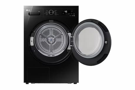 Máy sấy LG AI DUAL Inverter Heat Pump™ 9kg đen bóng RB09NHP5O