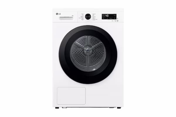Máy sấy LG AI DUAL Inverter Heat Pump™ 9kg trắng RB09NHP5W