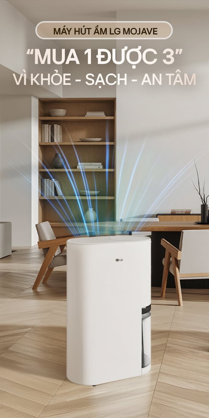 Ưu Điểm Nổi Bật máy hút ẩm LG Dual Inverter Mojave