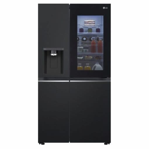 Tủ lạnh LG Instaview lấy nước ngoài UVnano 635L màu đen GR-X257BL