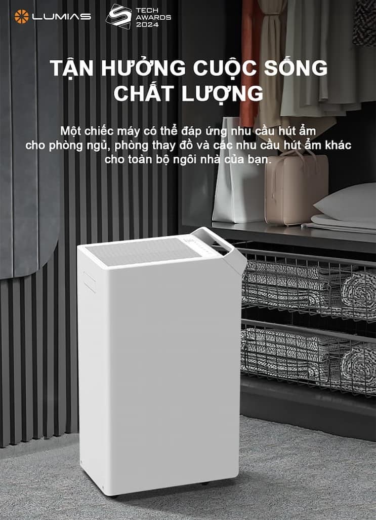 Ưu điểm nổi bật Máy hút ẩm Lumias