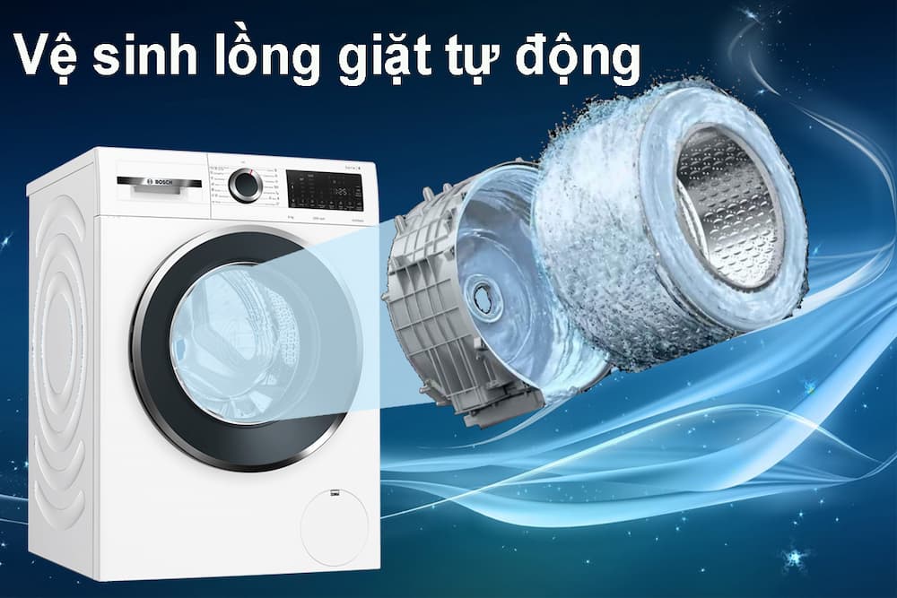 Bosch WGG234E0SG thiết kế đầy tối ưu cho việc giặt