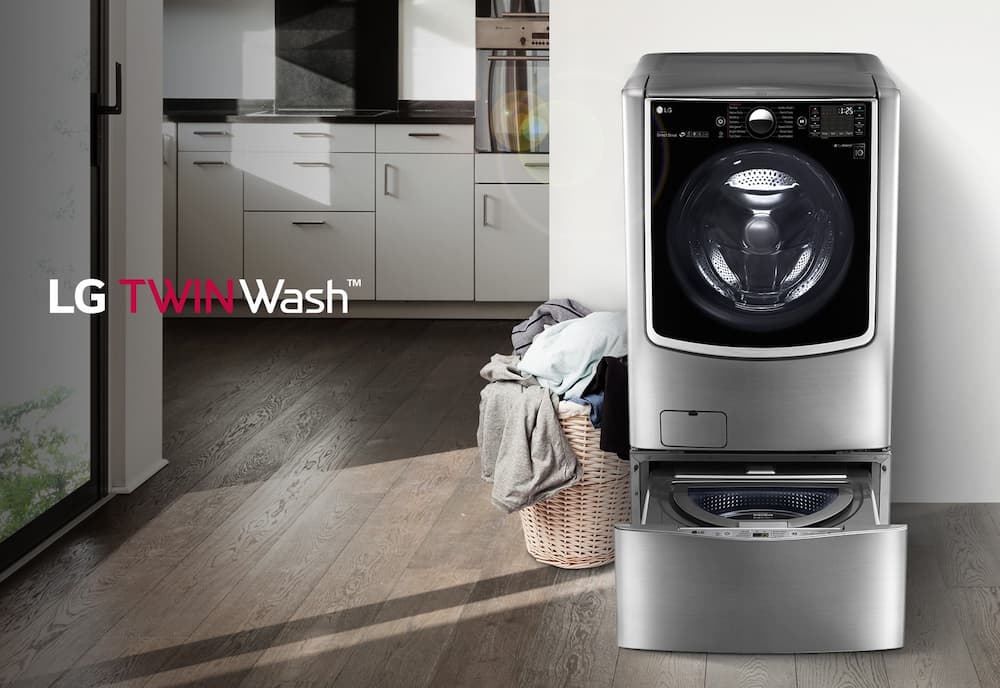 Tạo lồng giặt đôi ưu việt với máy giặt LG Twinwash Mini 