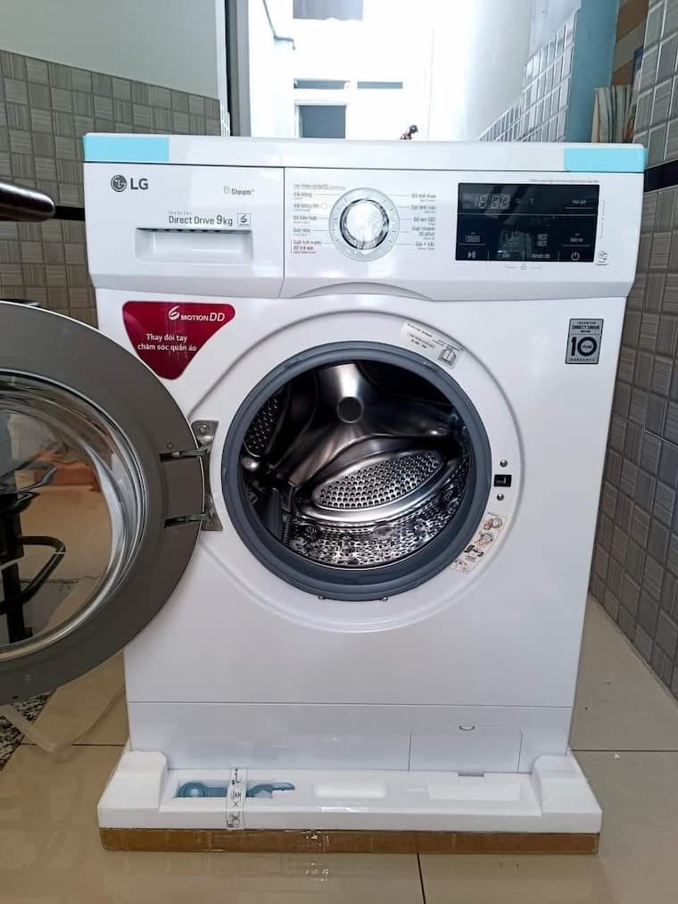 Thông số kỹ thuật của máy giặt lồng ngang 9 kg LG FM1209S6W
