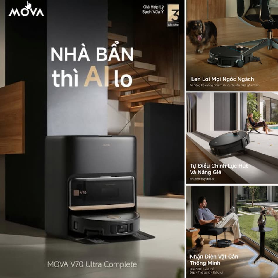 MOVA Z70 Ultra Roller Complete
