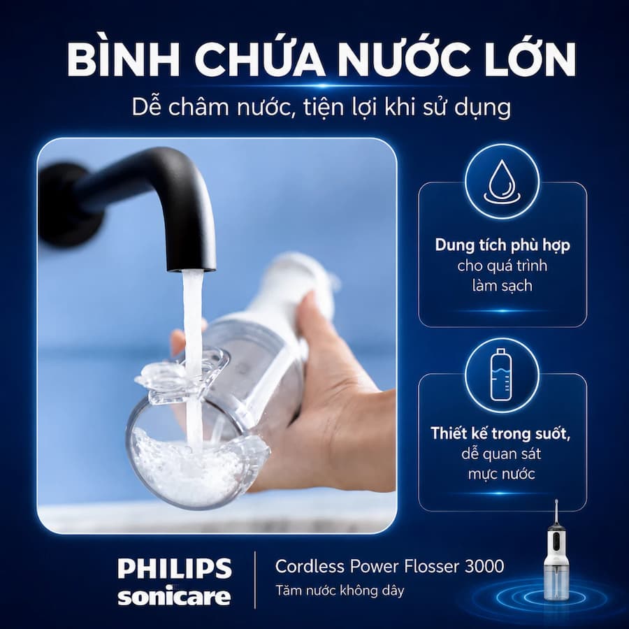 Câu Hỏi Thường Gặp (FAQs) Máy tăm nước Philips HX3826/31
