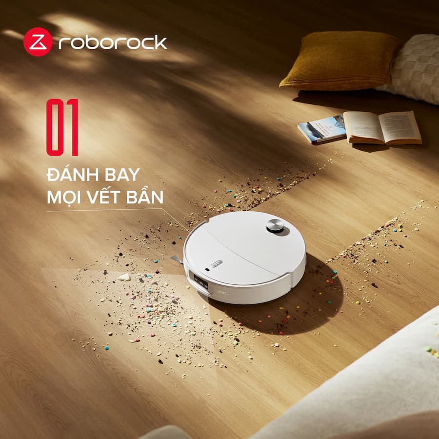 CƠ CHẾ LAU HÚT VÀ VẬN HÀNH CHUYÊN SÂU ROBOT HÚT BỤI LAU NHÀ ROBOROCK