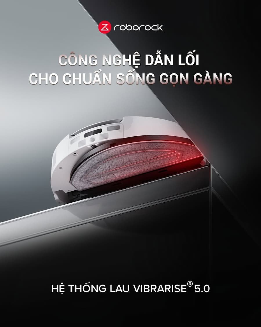 So sánh chi tiết: Công nghệ lau VibraRise và Lau xoay (Spinning Mops) trên Roborock