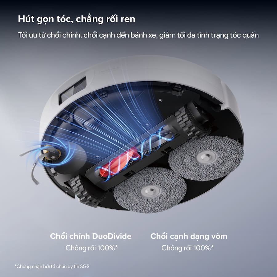Đánh giá Ưu điểm & Nhược điểm Công nghệ lau VibraRise và Lau xoay (Spinning Mops) trên Roborock