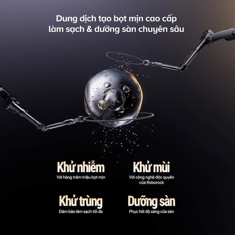 Điểm nổi bật Máy hút bụi lau nhà cầm tay Roborock F25 ACE Pro