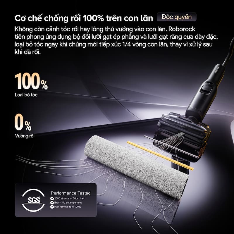 Điểm nổi bật Máy hút bụi lau nhà cầm tay Roborock F25 ACE Pro