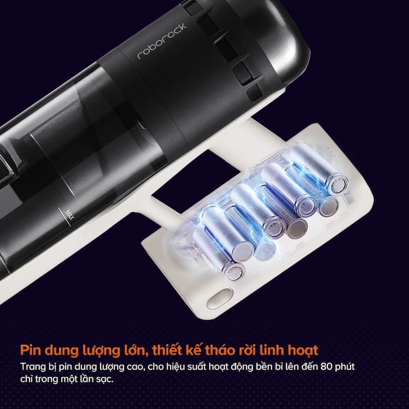Đặc điểm nổi bật Máy hút bụi không dây Roborock H60 Hub Pro