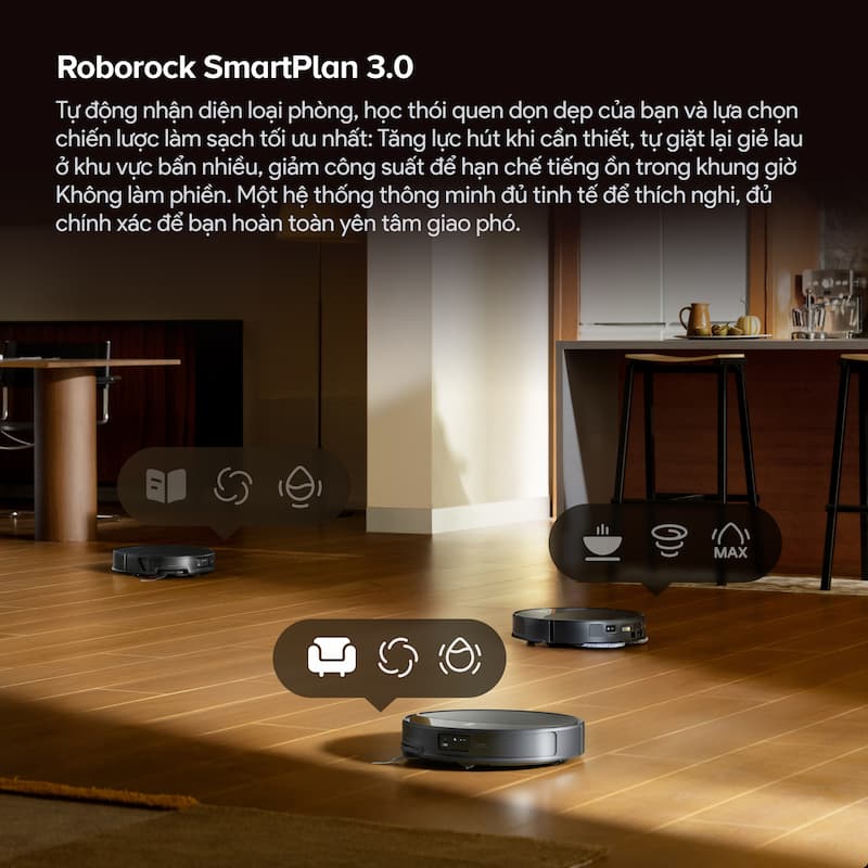 Điểm nổi bật Robot hút bụi lau nhà Roborock Saros 20