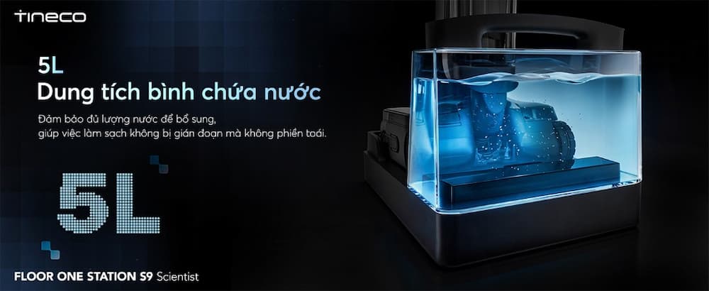 Công Nghệ & Tính Năng Nổi Bật Máy hút bụi lau sàn khô ướt Tineco Floor One Station S9 Scientist