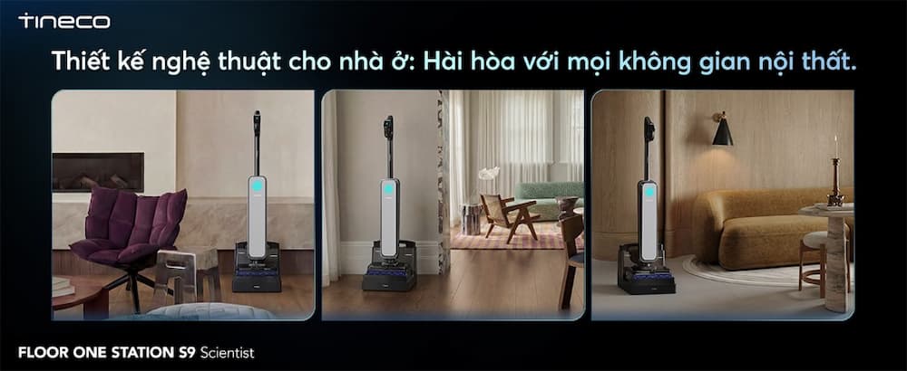 Công Nghệ & Tính Năng Nổi Bật Máy hút bụi lau sàn khô ướt Tineco Floor One Station S9 Scientist