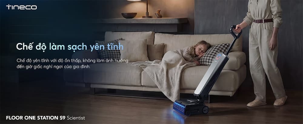 Công Nghệ & Tính Năng Nổi Bật Máy hút bụi lau sàn khô ướt Tineco Floor One Station S9 Scientist