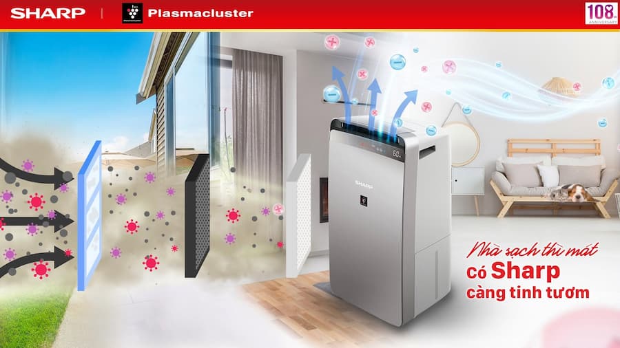 Đối tượng phù hợp sử dụng máy hút ẩm lọc không khí Sharp dw j20fv w
