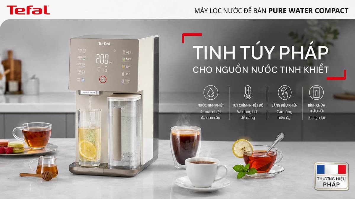 Điểm Nổi Bật Làm Nên Thương Hiệu Máy Lọc Nước Tefal