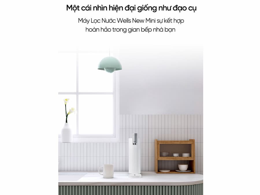 Thiết kế và đặc điểm nổi bật Máy lọc nước Wells New Mini