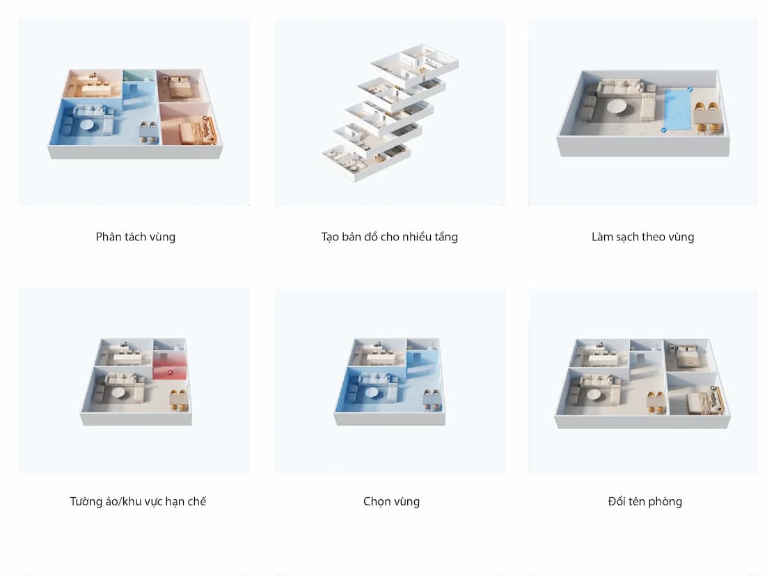 Điều khiển với nhiều tùy chọn hơn qua app Mi Home