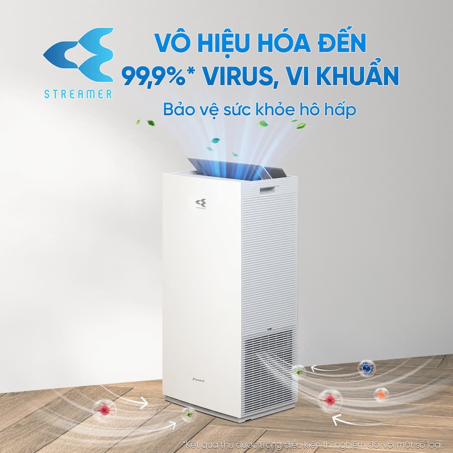 Máy lọc không khí tạo ẩm Daikin MCK555AVMV-W