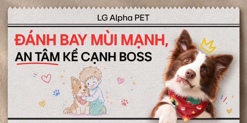 Tổng quan về dòng máy lọc không khí LG PuriCare 360 Alpha Pet