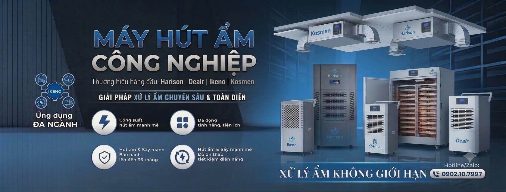 GIẢI PHÁP XỬ LÝ ẨM KHÔNG GIỚI HẠN & HỆ THỐNG SẤY CÔNG NGHIỆP