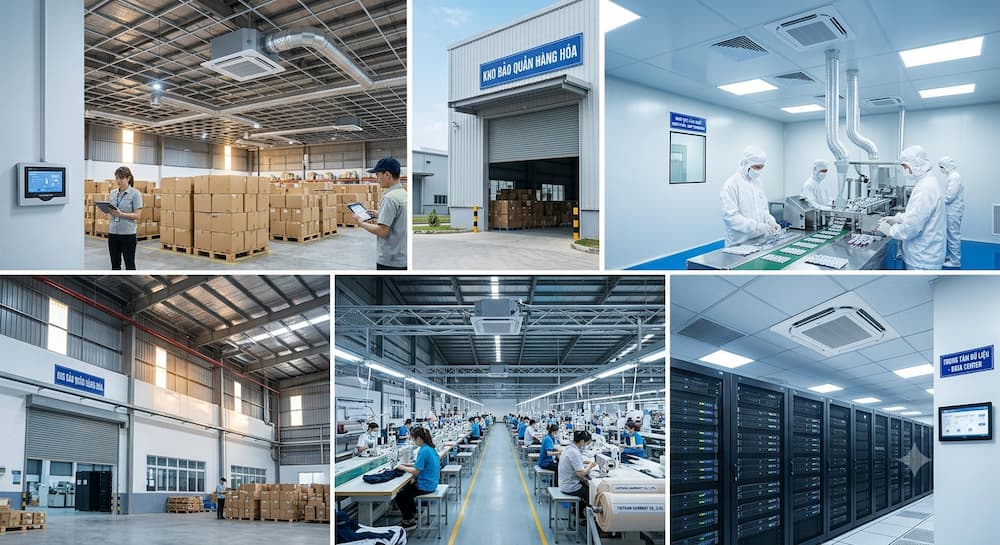 Ứng Dụng Thực Tiễn Máy Hút Ẩm Công Nghiệp Trong Sản Xuất Hiện Đại