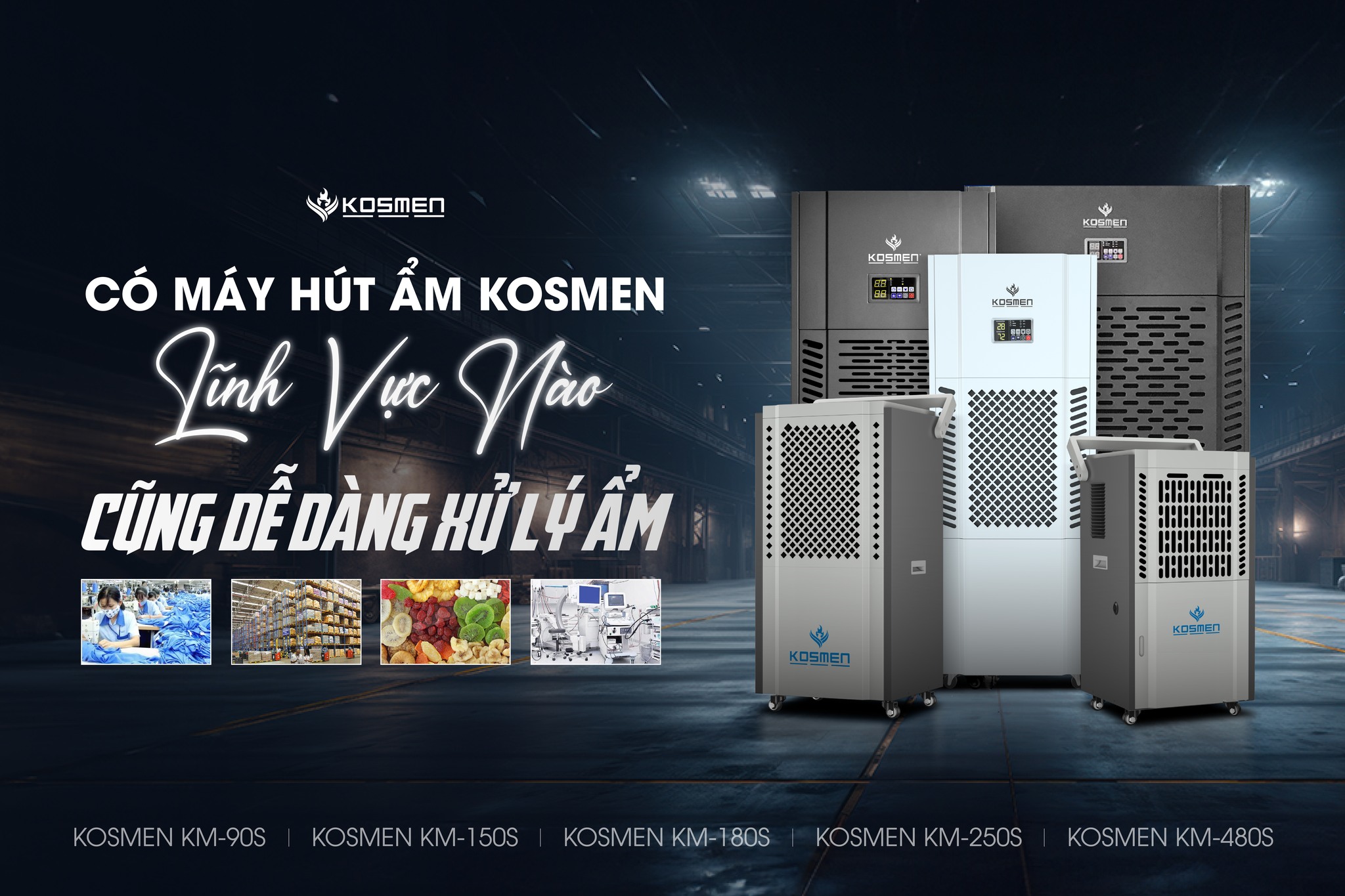 Đánh Giá và Lựa Chọn Máy Hút Ẩm Công Nghiệp Tối Ưu Cho Mọi Phân Khúc Sản Xuất
