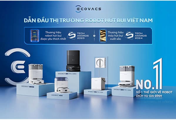 Robot hút bụi lau nhà Ecovacs